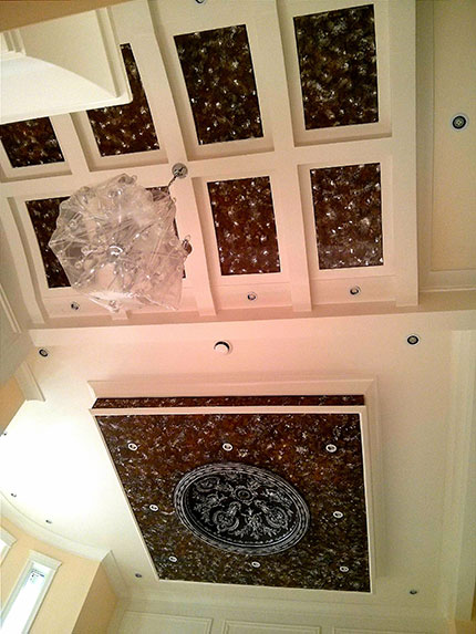 acrylic painting, decoration, decorative painting, interior, ceiling, sponge painting, faux finish, wall painting
